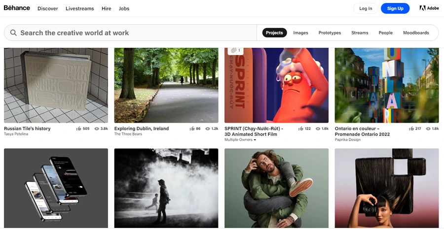 موقع Behance