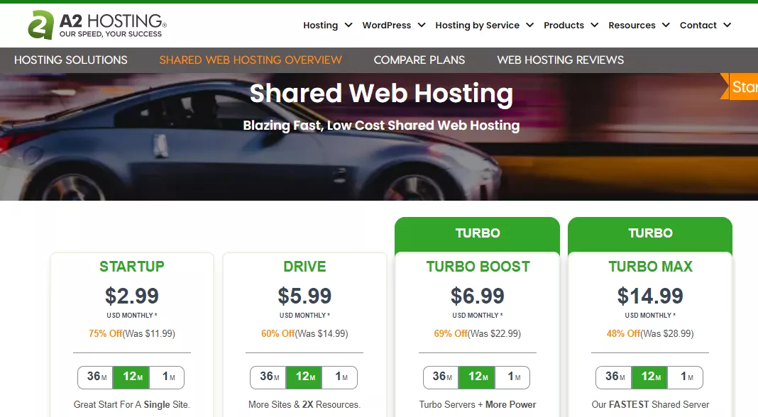 استضافة A2 Hosting