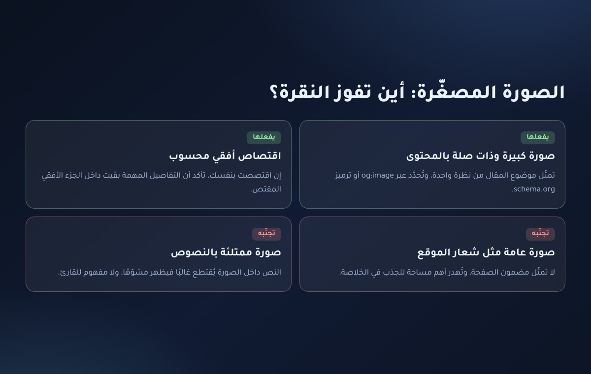 الصورة المصغّرة في ديسكفر: ما يفعله وما يجب تجنّبه لزيادة نسبة النقر