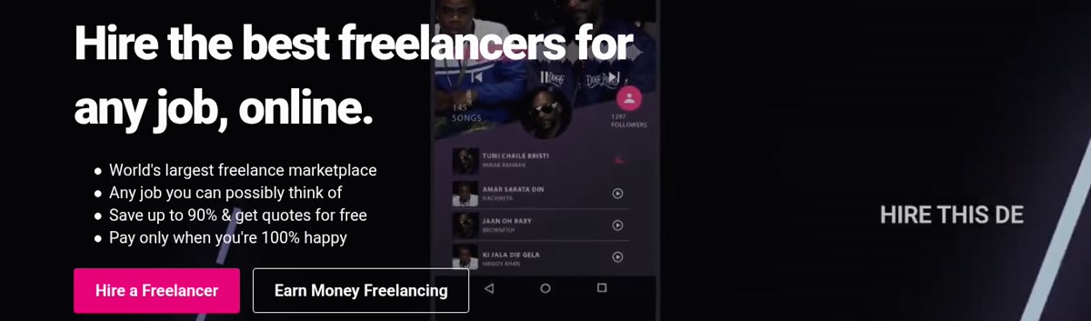 دخل اضافي Freelancer.com — منصات العمل الحر عبر الإنترنت