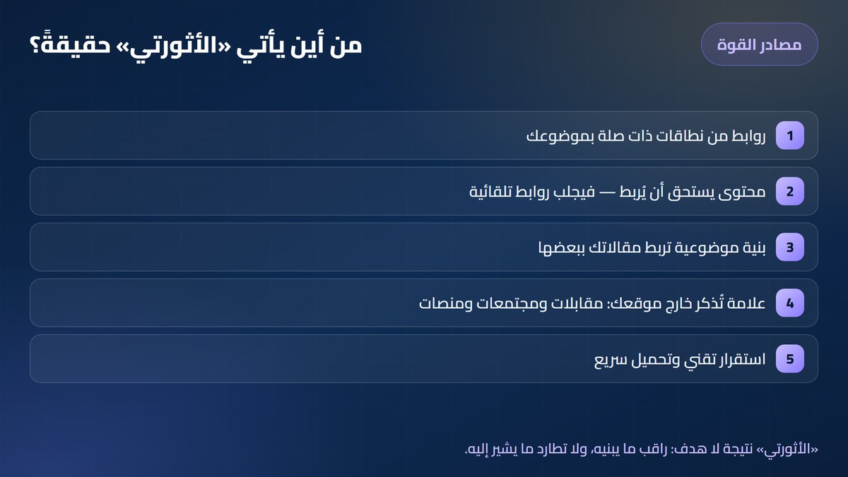 الدومين اثورتى مصادر قوة الموقع الحقيقية — أرباحي