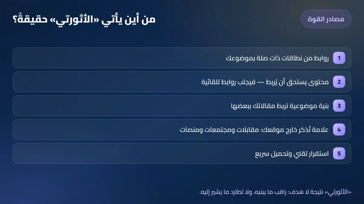الدومين اثورتى مصادر قوة الموقع الحقيقية — أرباحي